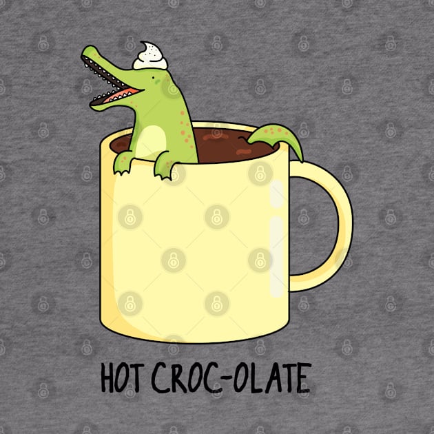 Hot Croc-o-late Cute Crocodile Pun by punnybone